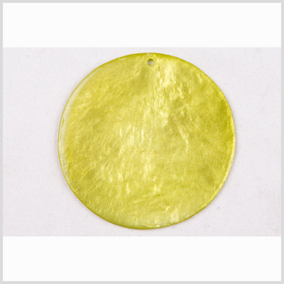 30mm Wild Lime Plastic Pendant | Mood Fabrics