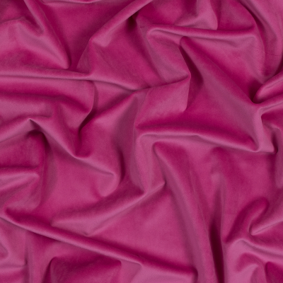 British Hollyhock Ultra Soft Polyester Velvet | Mood Fabrics