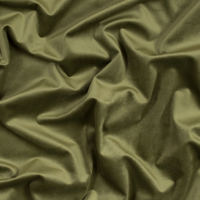British Fern Ultra Soft Polyester Velvet | Mood Fabrics