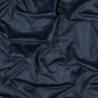 British Imported Denim Embossed Textured Velvet | Mood Fabrics