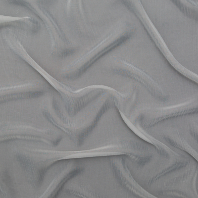 British Imported Dove Wrinkled Drapery Sheer | Mood Fabrics