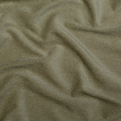 British Imported Sage Spotted Chenille | Mood Fabrics