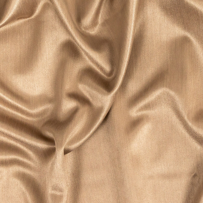 British Imported Caramel Home Decor Polyester Satin | Mood Fabrics