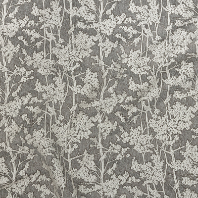 British Imported Graphite Woodlands Polyester Jacquard | Mood Fabrics