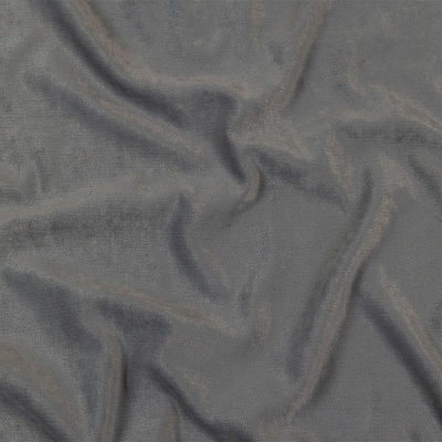 British Imported Slate Micro Polyester Chenille | Mood Fabrics