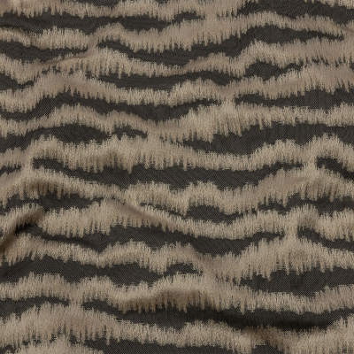 British Imported Fossil Abstract Stripes Drapery Jacquard | Mood Fabrics