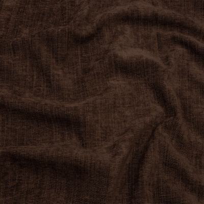 British Imported Praline Polyester Upholstery Chenille | Mood Fabrics