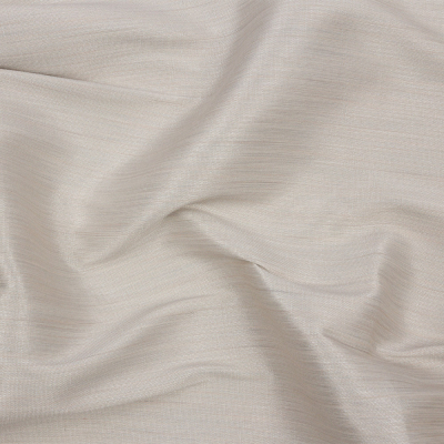 British Imported Pearl Striated Recycled Polyester Bengaline | Mood Fabrics