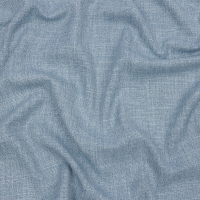 British Imported Sky Soft Textured Recycled Polyester Drapery Woven | Mood Fabrics