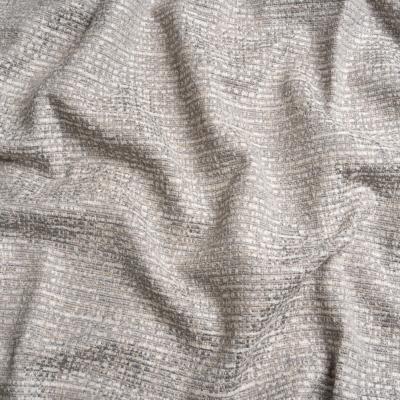 Caprona Haze Striated Tweed Upholstery Chenille | Mood Fabrics