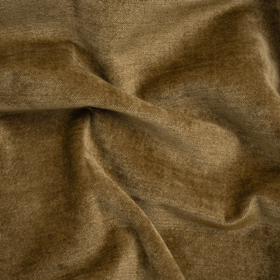 Tonnet Lichen Upholstery Chenille with Latex Backing | Mood Fabrics