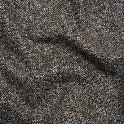 Wyverstone Steel Upholstery Tweed with Latex Backing | Mood Fabrics