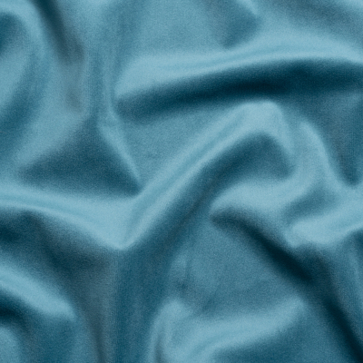 Thornton Peaking Blue Polyester Home Decor Velvet | Mood Fabrics