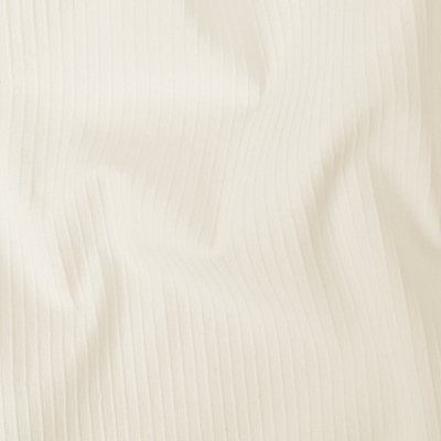 White Ribbed Stretch Cotton Woven | Mood Fabrics