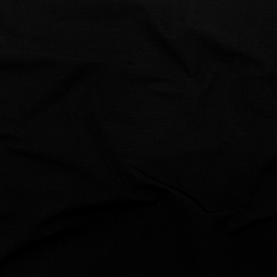 Black Blended Cotton Faille | Mood Fabrics