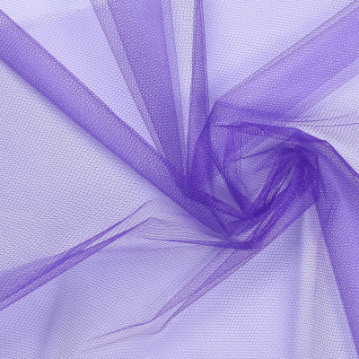 Gianna Deep Purple Nylon Net Tulle | Mood Fabrics