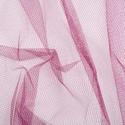 Gianna Wine Nylon Net Tulle | Mood Fabrics