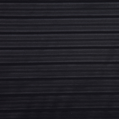 Italian Black Striped Polyester Woven | Mood Fabrics