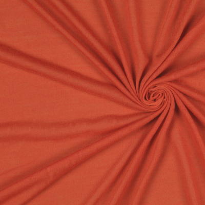 Tigerlilly Orange Polyester Jersey | Mood Fabrics