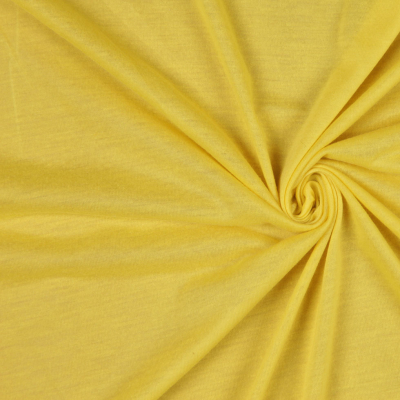 Aurora Yellow Polyester Jersey | Mood Fabrics