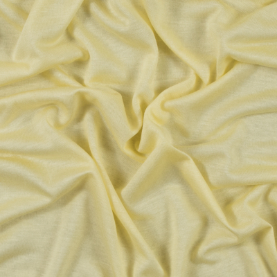 Tender Yellow Sheer Rayon Jersey | Mood Fabrics