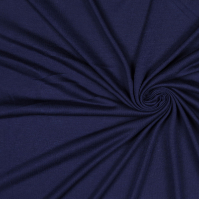 Steel Blue Sheer Rayon Jersey | Mood Fabrics