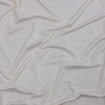 Italian Ivory Stretch Rayon Jersey | Mood Fabrics
