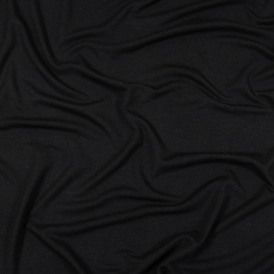 Midnight Navy Stretch Rayon Jersey | Mood Fabrics