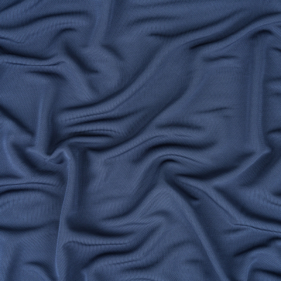 Dark Blue Rayon Pique Knit | Mood Fabrics