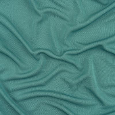 Lake Blue Rayon Pique Knit | Mood Fabrics