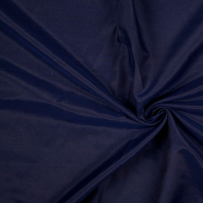 Navy Silk and Cotton Voile | Mood Fabrics