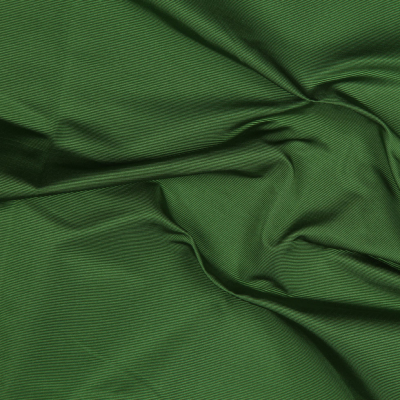 Deep Green Solid Silk Faille | Mood Fabrics