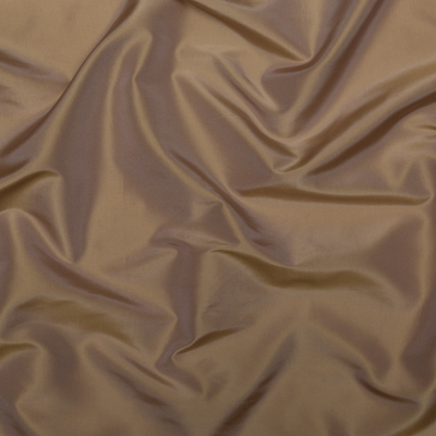 Iridescent Beige Silk Taffeta | Mood Fabrics