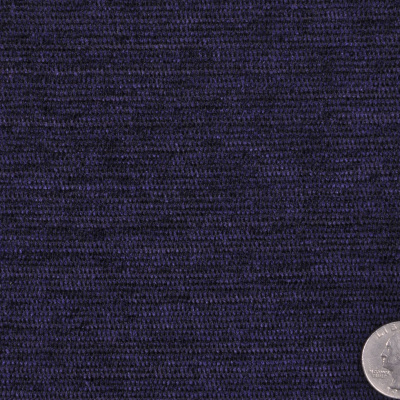 Deep Purple Solid Chenille | Mood Fabrics