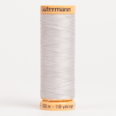 9090 Light Gray 100m Gutermann Cotton Thread | Mood Fabrics