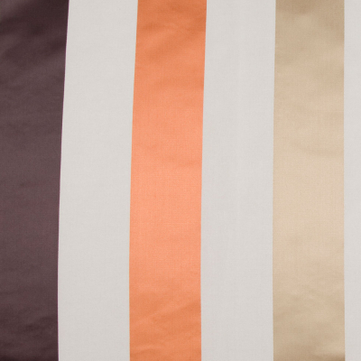 Cappuccino/Terracotta/Chocolate Stripes Woven | Mood Fabrics