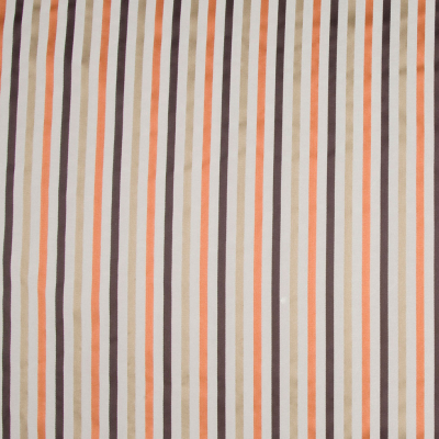 Cappuccino/Terracotta/Chocolate Stripes Woven | Mood Fabrics