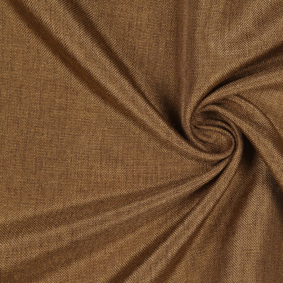 Gold/Metallic Gold Solid Linen Lame | Mood Fabrics