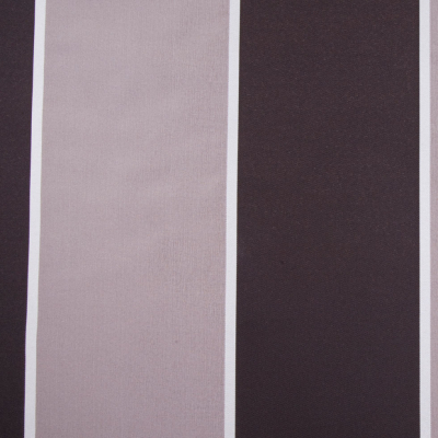 Chocolate/Natural/Black Stripes Woven | Mood Fabrics