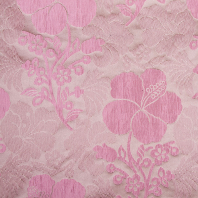 Bronze/Dusted Pink Geometric Taffeta | Mood Fabrics