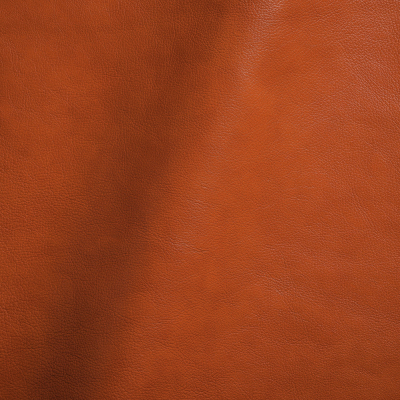Vesper Italian Orange Antique Look Top Grain Performance Cow Leather Hide with Protective Finish | Mood Fabrics