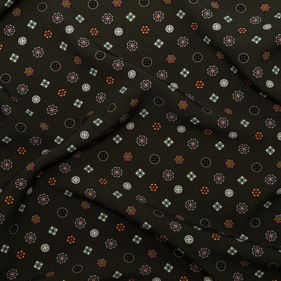 Mood Exclusive Emblematic Medallions Stretch Polyester Crepe | Mood Fabrics