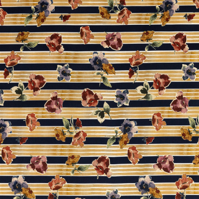 Mood Exclusive Harmonious Hibiscus Stretch Cotton Sateen | Mood Fabrics