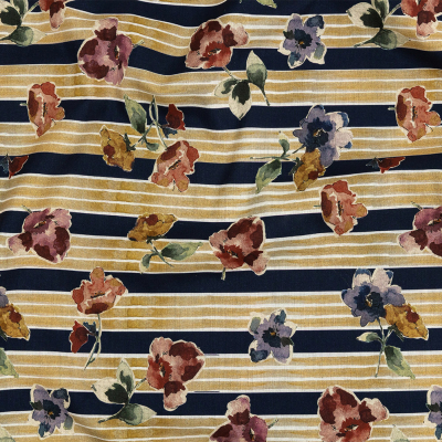 Mood Exclusive Harmonious Hibiscus Cotton Voile | Mood Fabrics