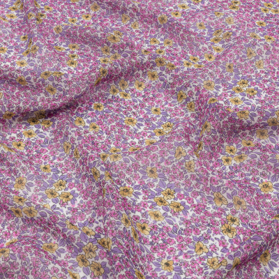 Mood Exclusive Pink Springtime Saunter Viscose Georgette | Mood Fabrics