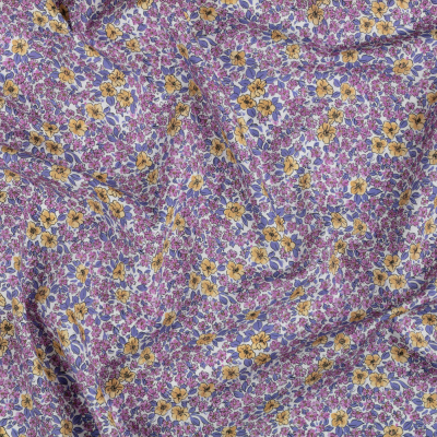 Mood Exclusive Pink Springtime Saunter Cotton Poplin | Mood Fabrics