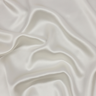 Premium Antique White Silk Charmeuse | Mood Fabrics