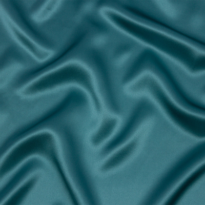 Premium Colonial Blue Silk Charmeuse | Mood Fabrics