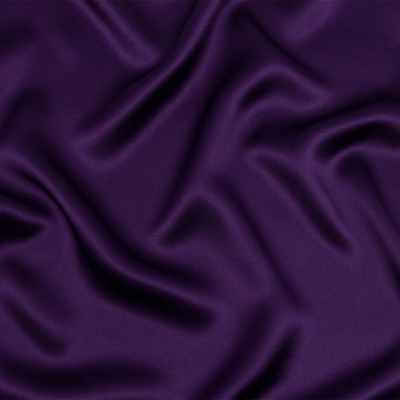 Premium Grape Silk Charmeuse | Mood Fabrics