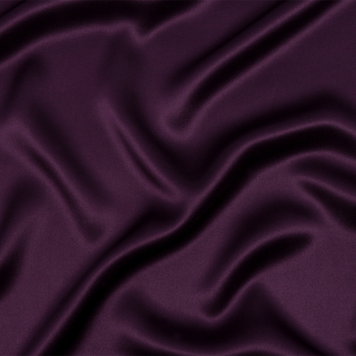 Premium Blackberry Silk Charmeuse | Mood Fabrics